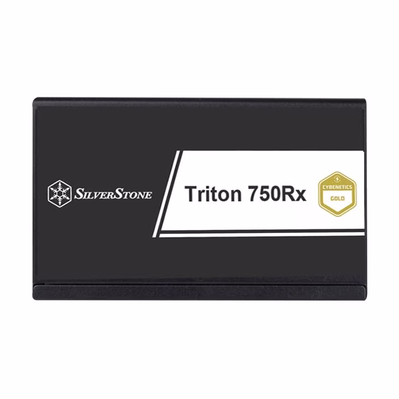 Silverstone Triton 750Rx Cybenetics Gold 750W PCIe 5 Fixed Cable ATX Power Supply, Silent 120mm ICB fan, Supports 12V-2x6 PCIe connector with ATX 3.1 and PCIe Gen 5 standard, Black | SST-TR750R-GF thumbnail 2