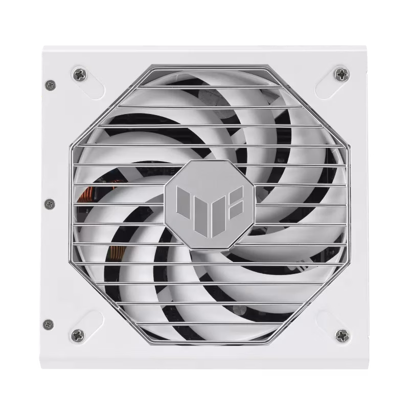 ASUS TUF Gaming 1000W Gold White Edition ATX Power Supply, Active PFC, Military-grade Certification, Fully modular etched cables, Axial-tech fan design, 80 Plus Gold Certification, Dual ball fan bearings, Protective PCB coating | 90YE00S5-B0NA00 thumbnail 6