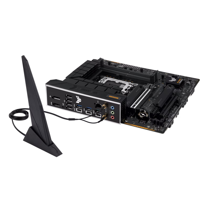 ASUS TUF GAMING B760M-BTF WIFI D4 DDR4 micro-ATX Motherboard, LGA1700, 4x DIMM, Max. 128GB, Max 5333(OC), 3x M.2 slots 4x SATA 6Gb/s, Wi-Fi 6 & BT v5.2 | 90RC00V0-M0UAY0 thumbnail 9