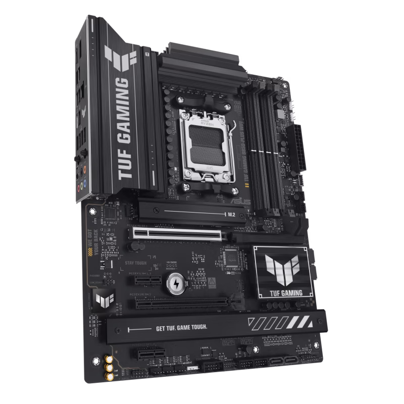 ASUS TUF GAMING B850-PLUS WIFI AMD ATX Motherboard, 14+2+1 DrMOS 80A Power Stages, DDR5, PCIe 5.0, 3 M.2 Slots, WiFi 7, Realtek 2.5Gb Ethernet, DisplayPort, HDMI, USB 20Gbps Type-C, Aura Sync | 90MB1J30-M0EAY0 thumbnail 7