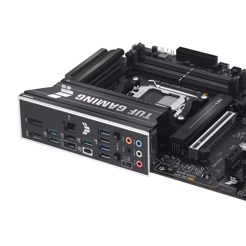 ASUS TUF GAMING B850-PLUS WIFI AMD ATX Motherboard, 14+2+1 DrMOS 80A Power Stages, DDR5, PCIe 5.0, 3 M.2 Slots, WiFi 7, Realtek 2.5Gb Ethernet, DisplayPort, HDMI, USB 20Gbps Type-C, Aura Sync | 90MB1J30-M0EAY0 thumbnail 9
