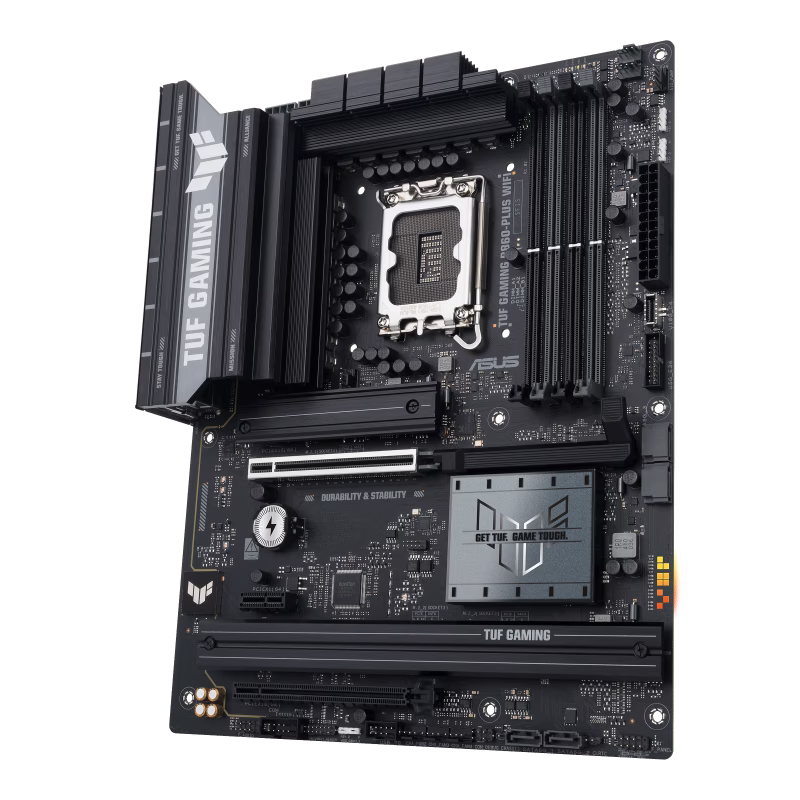 ASUS TUF GAMING B860-PLUS WIFI Intel B860 (LGA 1851) ATX Motherboard, Advanced AI PC ready, DDR5, PCIe 5.0, 3 x M.2 slots, Realtek 2.5Gb Ethernet, DP, HDMI, USB 20Gbps Type-C | 90MB1JL0-M0EAY0 thumbnail 3