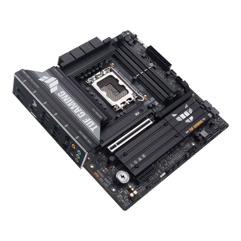 ASUS TUF GAMING B860M-PLUS WIFI (LGA 1851) mATX Motherboard, DDR5,PCIe 5.0, 3 x M.2 slots, Realtek 2.5Gb Ethernet, Wi-Fi 7 , DisplayPort, HDMI, USB 20Gbps Type-C | 90MB1JV0-M0EAY0 thumbnail 4