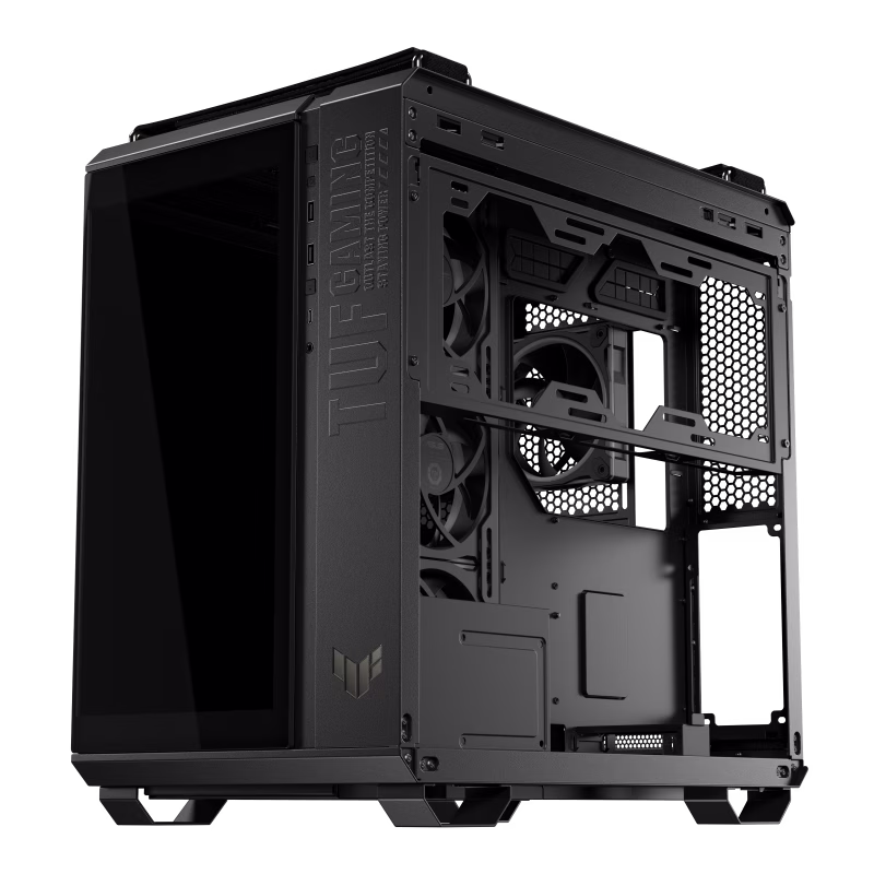 ASUS TUF Gaming GT502 Horizon ARGB ATX Mid-Tower Gaming Case, 4x ARGB Fans, Panoramic Design, Dual-Chamber, MoBo Support Upto ATX, Tool-Free Side Panels, USB 10 Gbps Type-C Front Panel, Black | 90DC0090-B19020 thumbnail 6