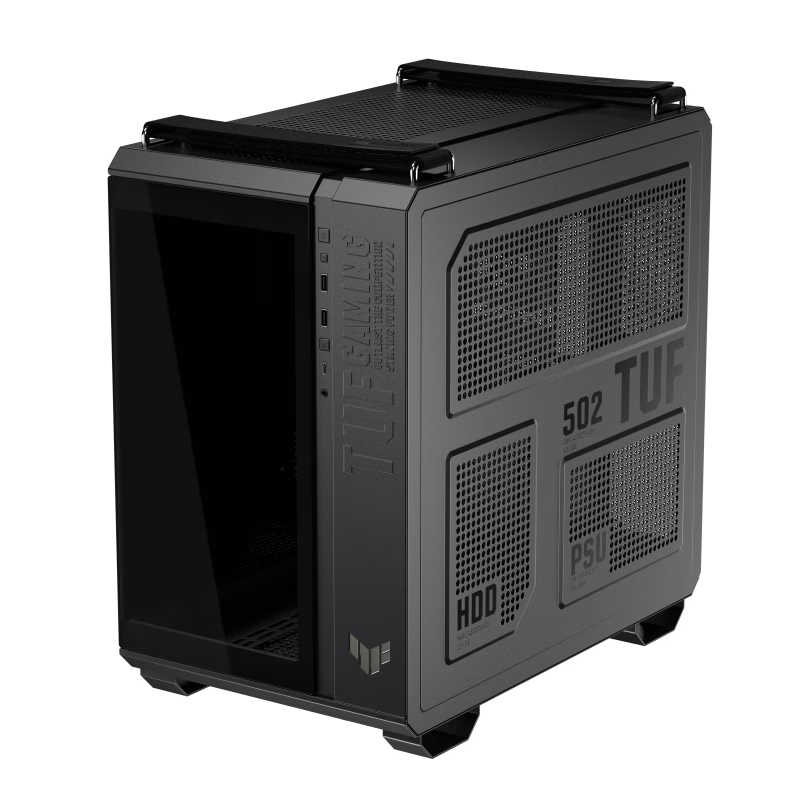 ASUS TUF Gaming GT502 Horizon ARGB ATX Mid-Tower Gaming Case, 4x ARGB Fans, Panoramic Design, Dual-Chamber, MoBo Support Upto ATX, Tool-Free Side Panels, USB 10 Gbps Type-C Front Panel, Black | 90DC0090-B19020 thumbnail 8