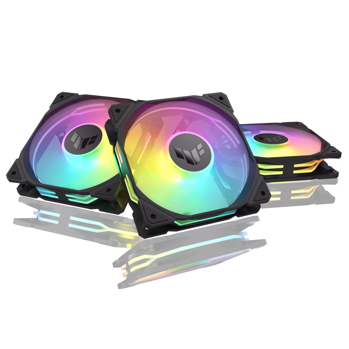 ASUS TUF Gaming TR120 ARGB Fan - Triple Pack, High static Pressure and Airflow, 120mm, 2000 rpm,  AURA Sync | 90DA0090-B09020 image