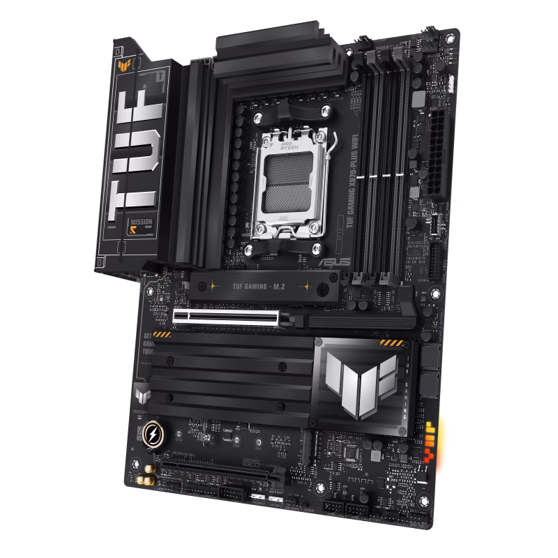 ASUS TUF GAMING X870-PLUS WIFI AM5 DDR5 Motherboard, 4x DIMM slots up to 8000+MT/s, max. 192GB, 4x M.2 and 2 x SATA, PCIe 5.0, 2.5Gb Ethernet, WiFi 7, AI Solution | 90MB1IU0-M0EAY0 thumbnail 4