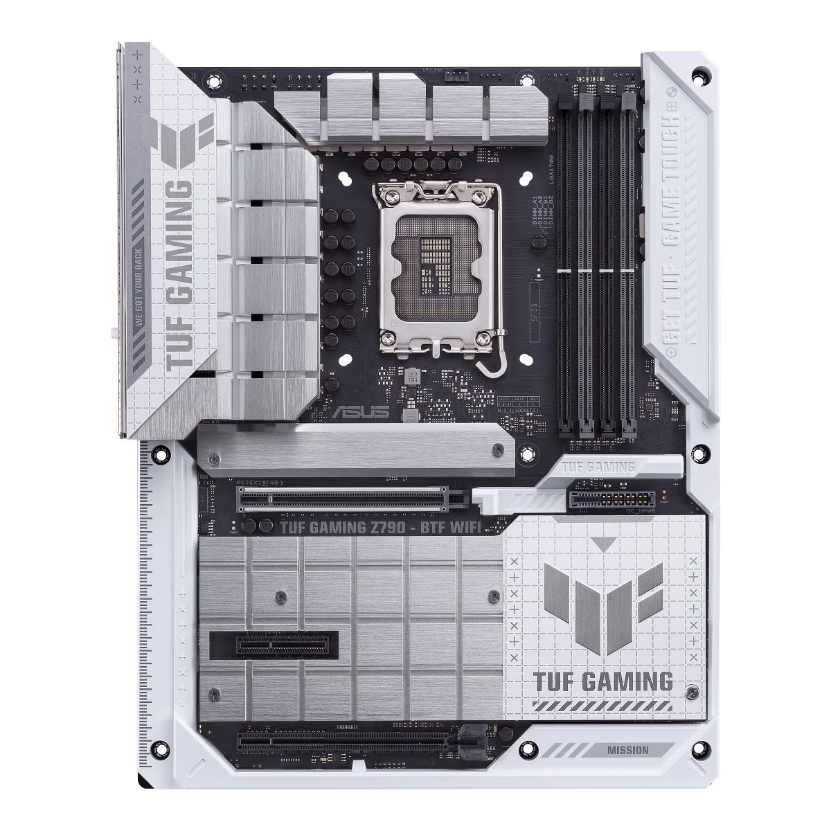 ASUS TUF GAMING Z790-BTF WIFI DDR5 Motherboard, Intel Z790 Chipset, 4 x DIMM slots, Max. 192GB, DDR5 7200(OC), Advanced BTF with graphics card high-power slot, Hidden-connector design for clean cable management, WiFi 7 with ASUS WiFi | 90MB1GU0-M0EAY0 thumbnail 5