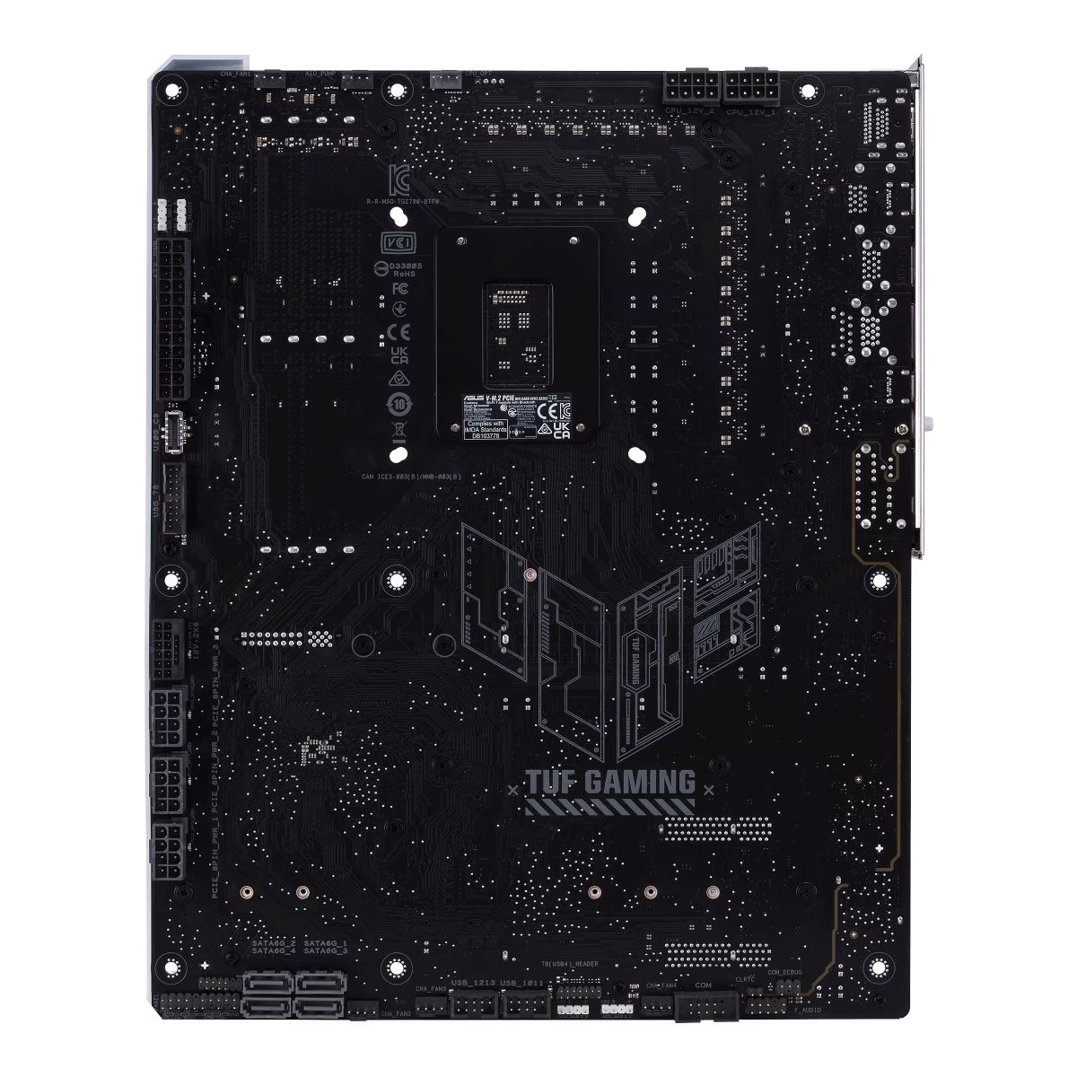 ASUS TUF GAMING Z790-BTF WIFI DDR5 Motherboard, Intel Z790 Chipset, 4 x DIMM slots, Max. 192GB, DDR5 7200(OC), Advanced BTF with graphics card high-power slot, Hidden-connector design for clean cable management, WiFi 7 with ASUS WiFi | 90MB1GU0-M0EAY0 image