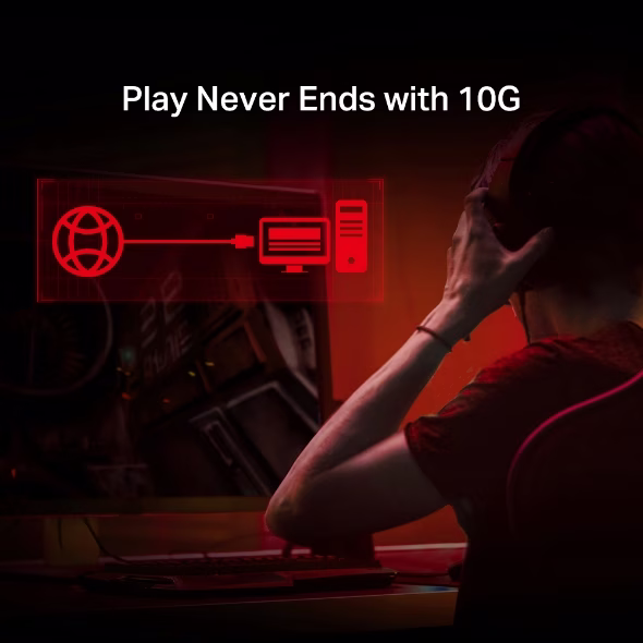 tp-link TX401 10 Gigabit PCI Express Network Adapter, 1?? PCI Express 3.0 x4, 1?? RJ45 Gigabit/Megabit Port  thumbnail 5