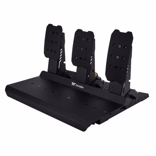 Thermaltake G6 Direct Drive Racing Wheel with Pedals Bundle, 13" D-Shaped Steering Wheel, RPM Indicator Lights, 6Nm Direct Drive Servo Motor, Dual Motor Cooling System, Black  GRB-G6D-DGT3BB-01 thumbnail 4