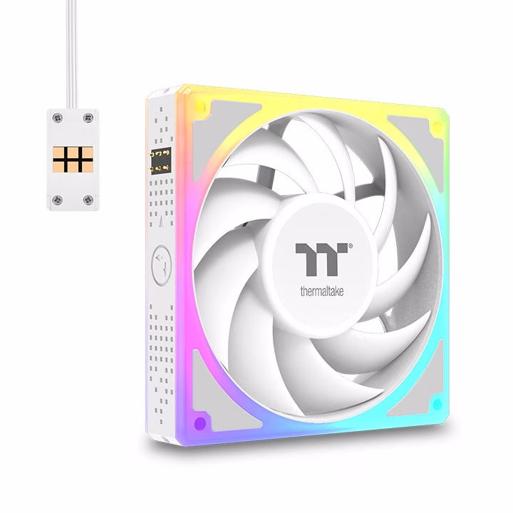 Thermaltake TOUGHFAN EX 120 ARGB Sync PC Cooling Fan - White (3-Fan Pack) | CL-F211-PL12SW-A thumbnail 6