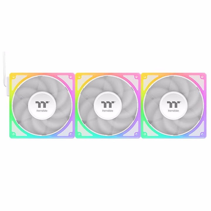 Thermaltake TOUGHFAN EX 120 ARGB Sync PC Cooling Fan - White (3-Fan Pack) | CL-F211-PL12SW-A – Buy Online