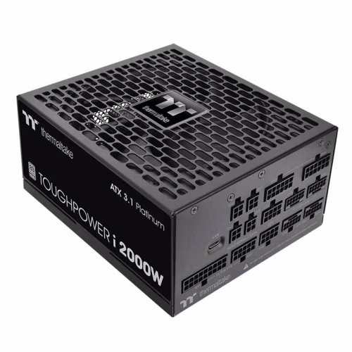 Thermaltake Toughpower i2000W Digital Fully Modular Power Supply (PSU), 2000W, 80 PLUS Platinum 230V, ATX 3.1, Quad 12V-2x6 Connectors, Real-Time Monitoring | PS-TPI-2000FNFDPK-1 – Buy Online