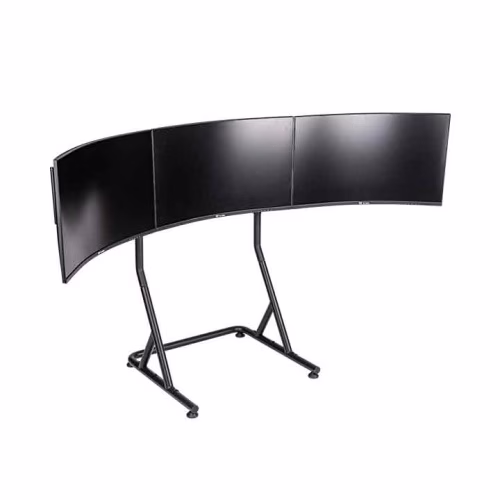 Thermaltake Triple Racing Monitor Black Stand, Heavy-Duty Steel, Fits 3x 32" Monitors, VESA Compatible, Compatible with GR500 Cockpit | GEA-RMS-TMSBLK-01 thumbnail 4