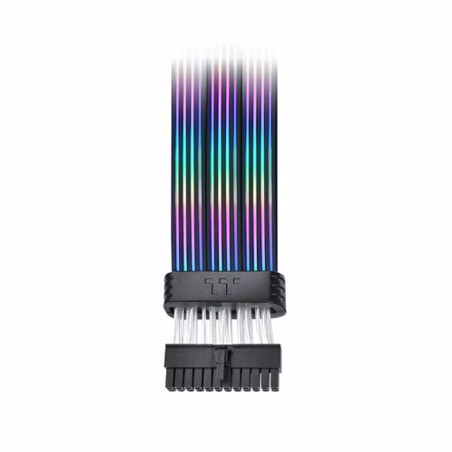 Thermaltake Tt Mod 24-pin ARGB Motherboard Cable, 60 LEDs, Transparent Illumination Tube, 5V ARGB Sync, Black Connectors | AC-081-CN1NAN-A1 thumbnail 2