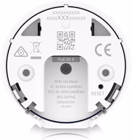 Ubiquiti UniFi U6-Mesh Networks Access Point, High Efficiency 4x4 MIMO with 160 MHz Bandwidth, Powered with 802.3af PoE, White | U6-MESH thumbnail 2