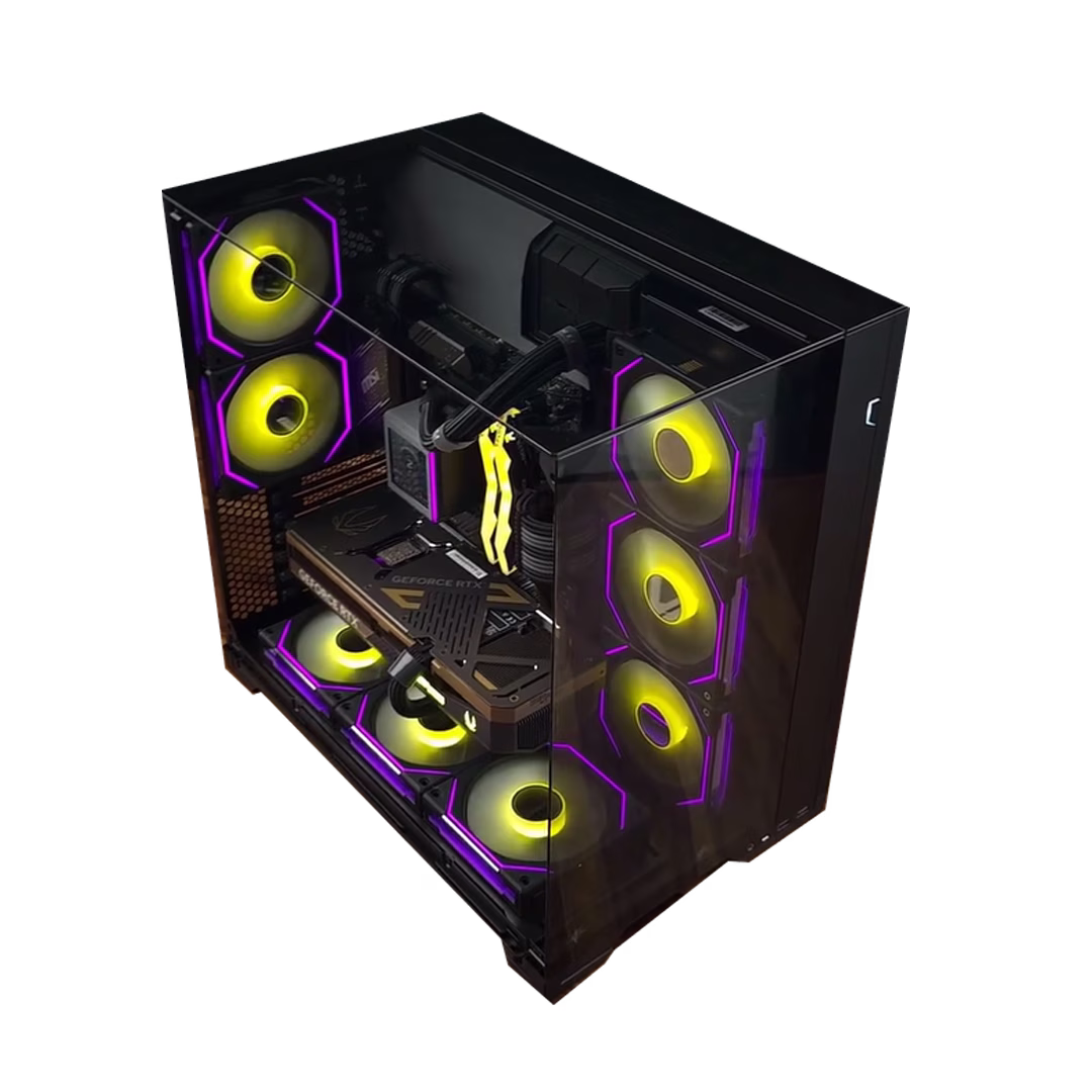 Gaming PC High-End Gaming PC: MSI B850 Tomahawk + AMD Ryzen 7 9800X3D + ZOTAC RTX 5080 AMP Extreme Infinity 16GB, 32GB DDR5 6000MHz, 1TB NVMe, 360mm LCD AIO, 1000W Gold, WiFi thumbnail 2