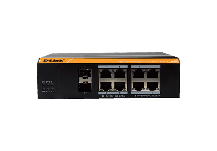 D-LINK / DGS-F3008P-2S / 8 PORT GIGABIT ( 8 POE - 120 WATT ) + 2 SFP LAYER 2 GIGABIT OUTDOOR MANAGED INDUSTRIAL SWITCH – Buy Online