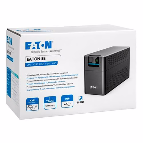 Eaton  5E Gen2 700 UPS, Uninterruptible Power Supply, Line Interactive,  Black | 5E700I thumbnail 2
