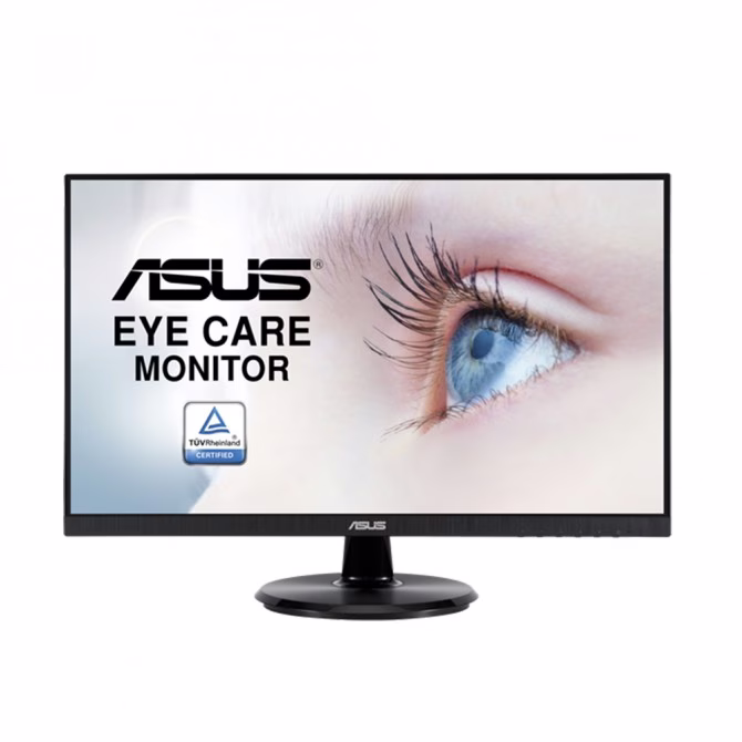 ASUS VA24DQ Eye Care Monitor ??? 23.8 inch, Full HD, IPS, Frameless, 75Hz, Adaptive-Sync/FreeSync???, Low Blue Light, Flicker Free, Wall Mountable, 90LM054P-B01370 thumbnail 2