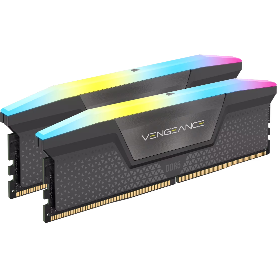 Corsair VENGEANCE RGB 96GB (2x48GB) DDR5 DRAM 6000MT/s CL30 AMD EXPO & Intel XMP Memory Kit, Black | CMH96GX5M2B6000Z30 thumbnail 3