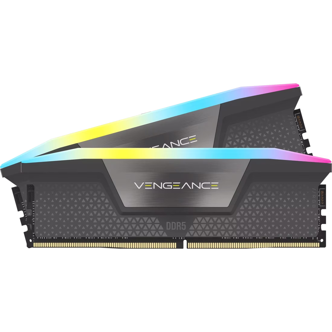 Corsair VENGEANCE RGB 32GB (2x16GB) DDR5 DRAM Memory Kit, 6000MT/s CL36 AMD EXPO & Intel XMP, Black | CMH32GX5M2E6000Z36 thumbnail 3