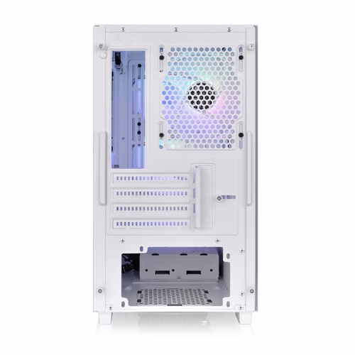 Thermaltake Versa H16 TG ARGB Micro Tower Case, Tempered Glass and Mesh Panel, 3x 120mm ARGB Lite Fans, Motherboard upto Micro ATX, Radiator Upto 280mm, White | CA-1Y8-00S6WN-01 thumbnail 4