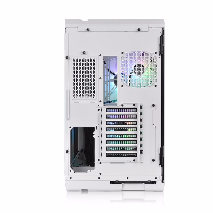 Thermaltake View 51 Tempered Glass ARGB Edition Full-Tower Chassis - Snow White Edition, 3x Pre Installed Fans, 3 x Tempered Glass (4mm thickness), support motherboards up to E-ATX | CA-1Q6-00M6WN-00 thumbnail 3