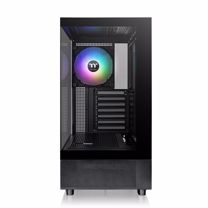 Thermaltake View 270 TG ARGB  Mid Tower E-ATX Case, Preinstalled 1 x CT140 ARGB Fans, 360MM Radiator Support, 2x Tempered Glass on Front and Side, Black | CA-1Y7-00M1WN-03 thumbnail 9