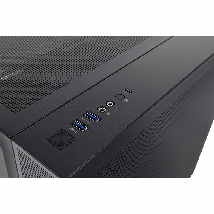 Thermaltake View 380 TG ARGB Mid Tower Computer Case, 4x Pre-Installed 120mm ARGB Lite Fans, Supports 360mm Radiator, 10x Fan Support, Black | CA-1Z2-00M1WN-00 thumbnail 2