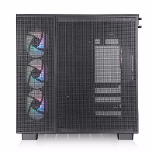 Thermaltake View 380 XL TG ARGB Mid Tower Case, 4x Pre-installed 120mm ARGB Fans, Supports Hidden-Connector Motherboard, 360mm Radiator, Black | CA-11E-00M1WN-00 thumbnail 5