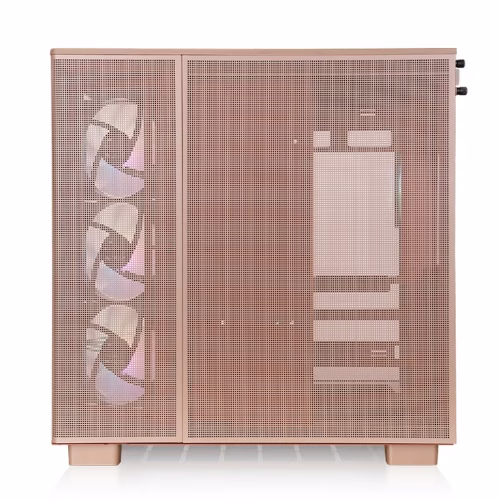 Thermaltake View 380 XL TG ARGB Gravel Sand Mid Tower Case, 4x Pre-installed 120mm ARGB Fans, Supports Hidden-Connector Motherboard, 360mm Radiator | CA-11E-00MGWN-00 thumbnail 3