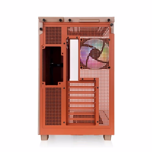 Thermaltake View 380 XL TG ARGB Gravel Sand Mid Tower Case, 4x Pre-installed 120mm ARGB Fans, Supports Hidden-Connector Motherboard, 360mm Radiator | CA-11E-00MGWN-00 thumbnail 2