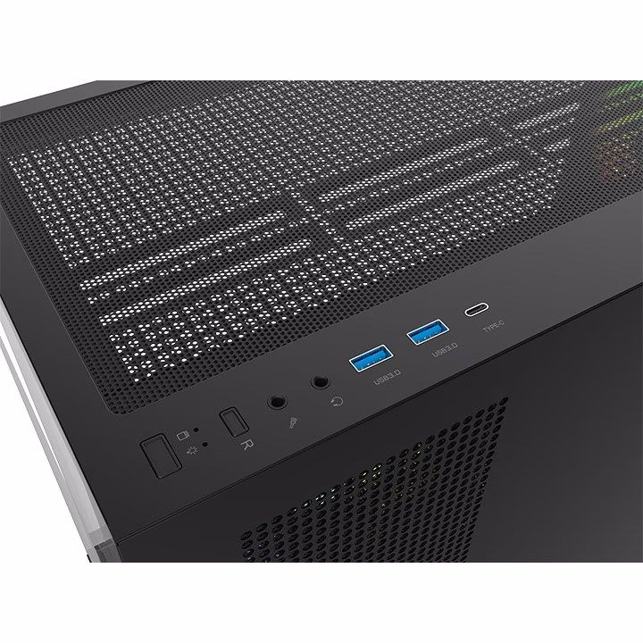 Thermaltake View 270 Plus WS ARGB Black Panoramic ATX Mid Tower, Wood Edition,  3x ARGB Lite Fans, 360mm Radiator Support | CA-1Y7-00M1WN-WS thumbnail 5