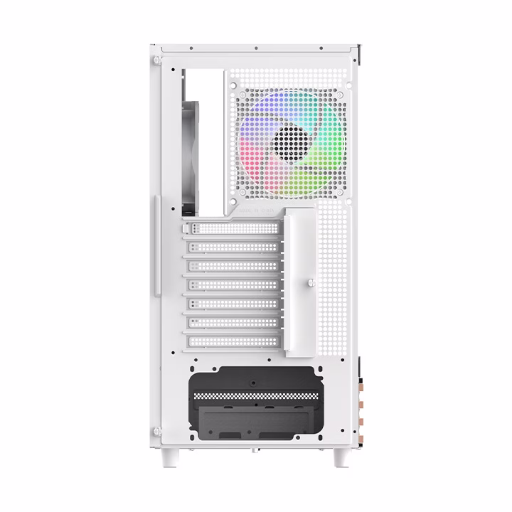 Thermaltake View 270 Plus WS ARGB Snow Panoramic ATX Mid Tower, Wood Edition, 3x ARGB Lite Fans, E-ATX Support, White | CA-1Y7-00M6WN-WS thumbnail 3