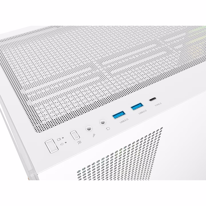 Thermaltake View 270 Plus WS ARGB Snow Panoramic ATX Mid Tower, Wood Edition, 3x ARGB Lite Fans, E-ATX Support, White | CA-1Y7-00M6WN-WS thumbnail 6