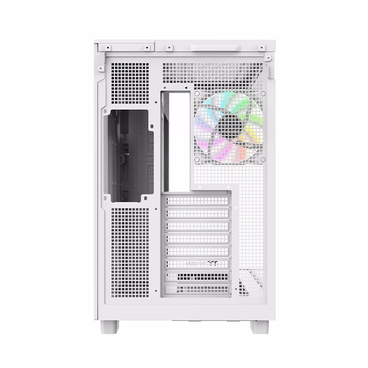 Thermaltake View 380 XL WS ARGB Snow Mid-tower White ATX Case, Wood Edition, Dual-Chamber, Hidden-Connector Ready, 4x ARGB Lite Fans | CA-1Z2-00M6WN-WS thumbnail 3