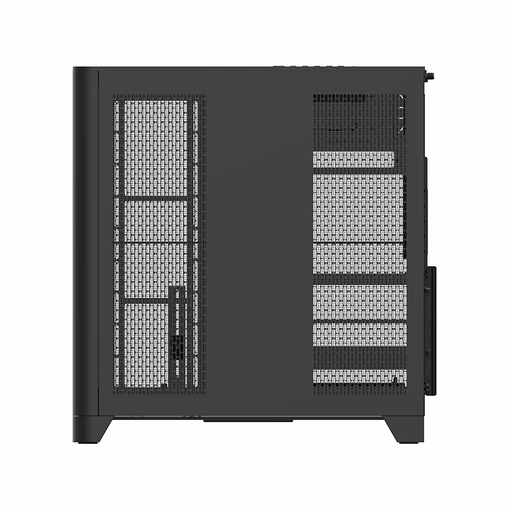 Thermaltake View 390 Air Mid Tower Case, Curved Tempered Glass, Supports Hidden-Connector Motherboards, Rotatable PCIe Slots, Black | CA-11F-00M1WN-00 thumbnail 5