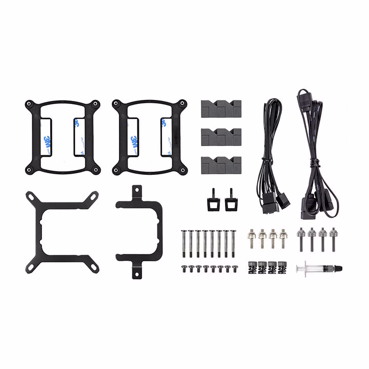 Thermaltake TH240 V2 aRGB All-In-One Liquid Cooler, 240mm Radiator Size, 2x CT120mm aRGB Fans, 2000 RPM Fan Speed, 57.05 CFM Fan Airflow, Hydraulic Bearing Type Fan, Black | CL-W361-PL12SW-A thumbnail 6