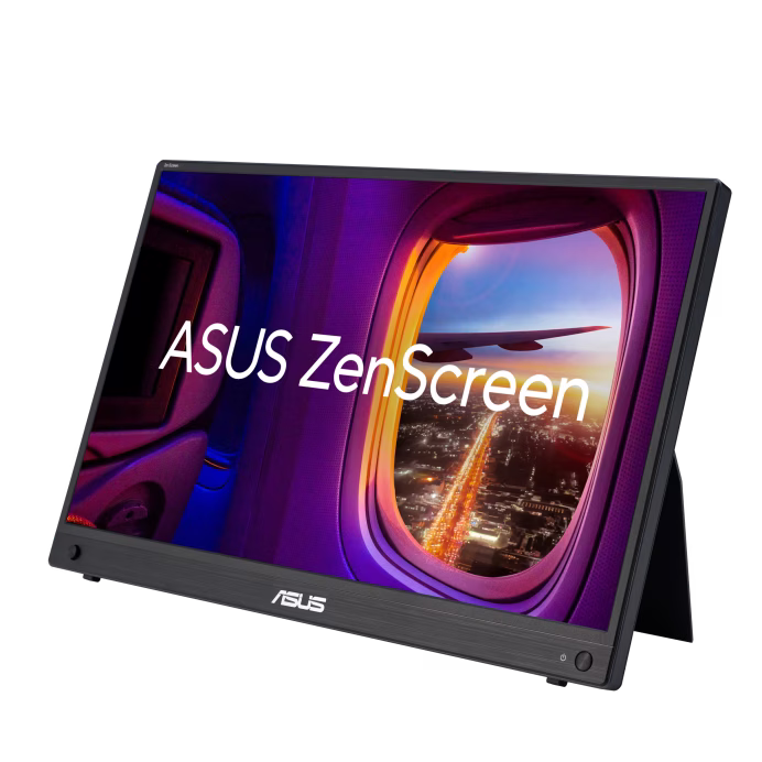 ASUS ZenScreen MB16AHG portable monitor, 16 inch (15.6 inch viewable) FHD (1920 x 1080), IPS, 144Hz, USB-C, Mini-HDMI, Freesync Premium???, Ergo kickstand, Tripod socket, Flicker Free, Low Blue Light | 90LM08U0-B01170 – Buy Online