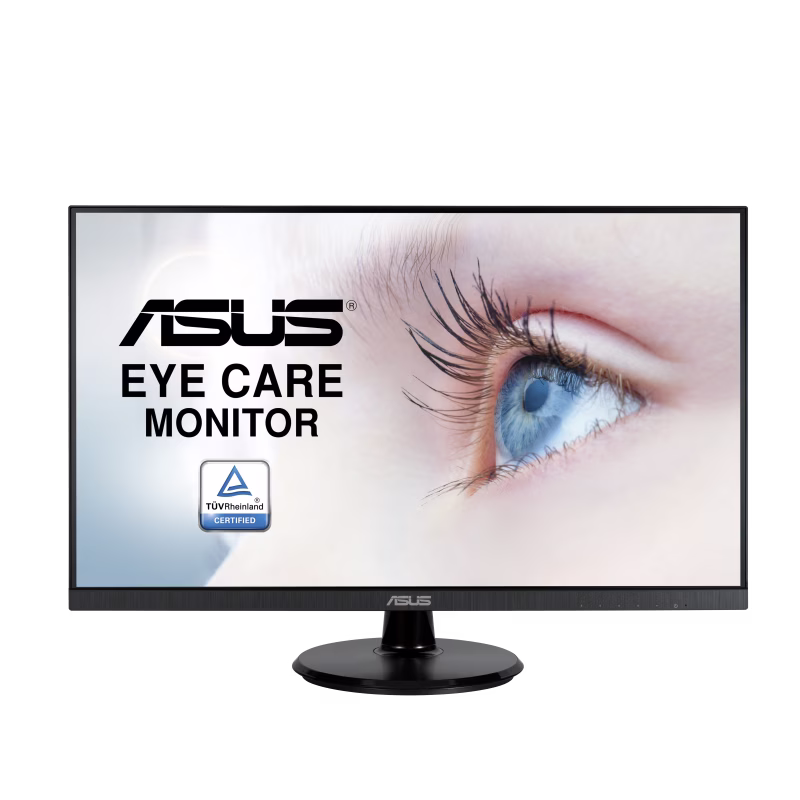 ASUS VA27DQ Eye Care Monitor ??? 27 inch, FHD (Full HD 1920 x 1080), IPS, Frameless, 75Hz, Adaptive-Sync/FreeSync???, DisplayPort, HDMI, Eye Care, Low Blue Light, Flicker Free, Wall Mountable thumbnail 3