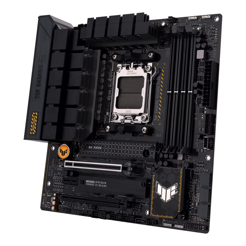ASUS TUF Gaming B650M-Plus Wifi DDR5 Micro ATX Motherboard, AMD Socket AM5, B650 Chipset, 2.5Gb Ethernet, Bluetooth, WiFi 6E 5GHz, Max 128GB 4xDIMM Memory, PCIe 4.0x16, 2xM.2 Slot | 90MB1BF0-M0EAY0 thumbnail 3