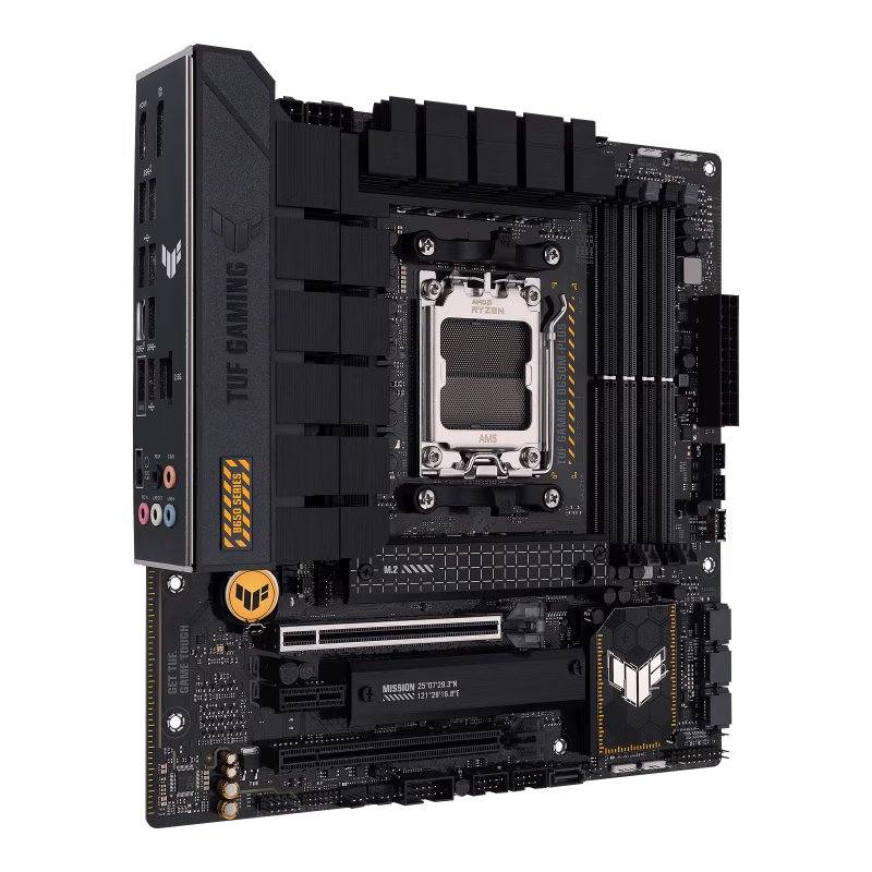 ASUS TUF GAMING B650M-PLUS Micro-ATX AMD Motherboard, AM5 Socket, AMD B650 Chipset, 4x 2-Channel DDR5 128GB Max, 2x M.2, 1x PCIe 4.0/3.0 x16, 4x SATA 6Gb/s, 1xHDMI/1xDP | 90MB1BG0-M0EAY0 thumbnail 8