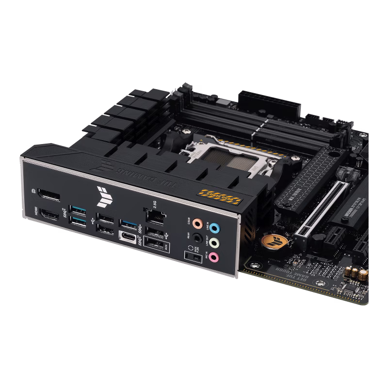 ASUS TUF GAMING B650M-PLUS Micro-ATX AMD Motherboard, AM5 Socket, AMD B650 Chipset, 4x 2-Channel DDR5 128GB Max, 2x M.2, 1x PCIe 4.0/3.0 x16, 4x SATA 6Gb/s, 1xHDMI/1xDP | 90MB1BG0-M0EAY0 thumbnail 3