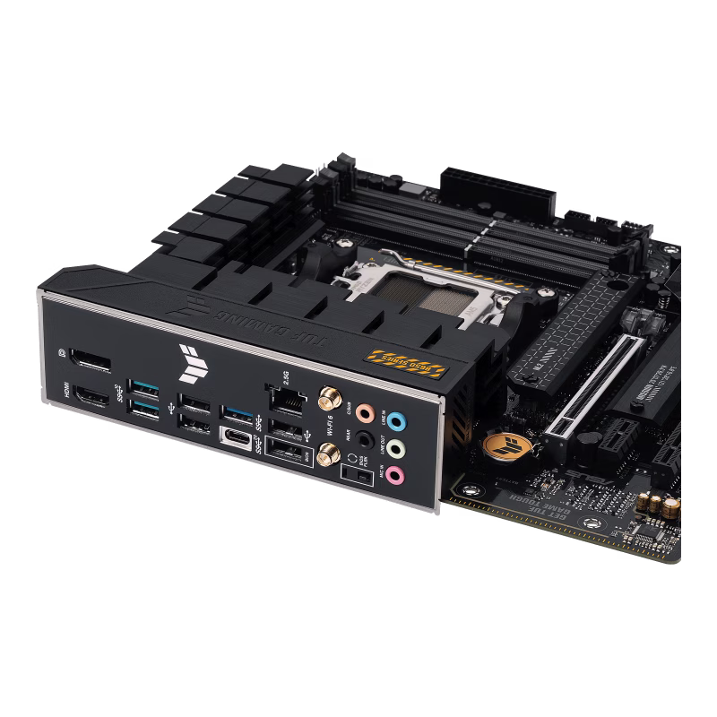 ASUS TUF Gaming B650M-Plus Wifi DDR5 Micro ATX Motherboard, AMD Socket AM5, B650 Chipset, 2.5Gb Ethernet, Bluetooth, WiFi 6E 5GHz, Max 128GB 4xDIMM Memory, PCIe 4.0x16, 2xM.2 Slot | 90MB1BF0-M0EAY0 thumbnail 8