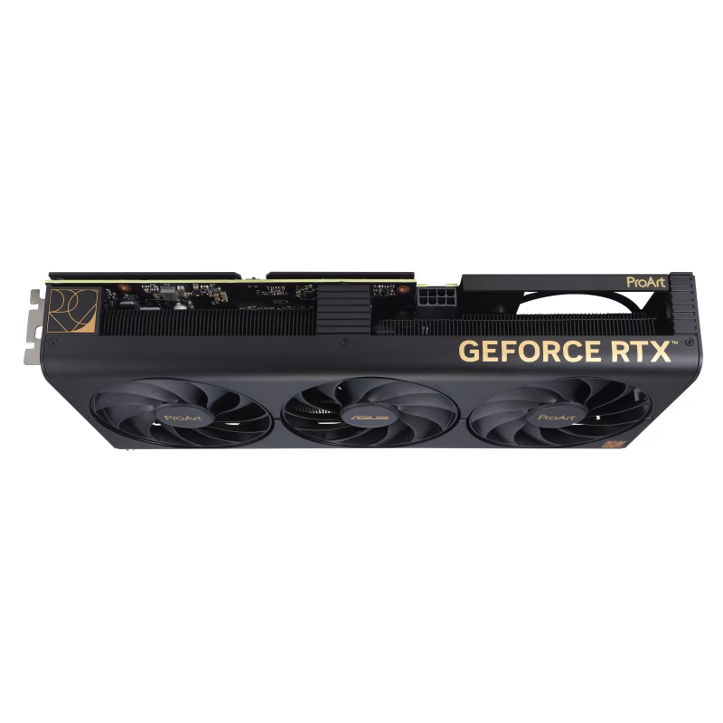 ASUS ProArt GeForce RTX 4060 Ti OC Graphics Card, 16GB GDDR6 128-bit Memory, 2655 MHz Boost Clock, 18Gbps Memory Speed, 4352 CUDA, PCI E 4.0, 1x HDMI 2.1a / 3x DisplayPort 1.4a, 2 Year Warranty | 90YV0JH2-M0NA00 thumbnail 2