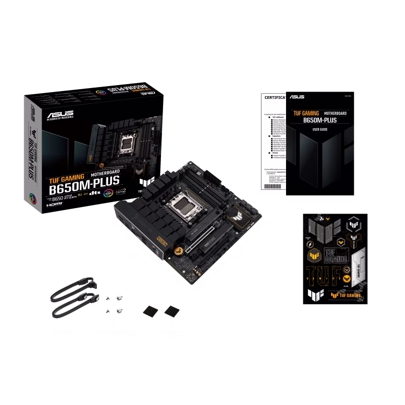 ASUS TUF GAMING B650M-PLUS Micro-ATX AMD Motherboard, AM5 Socket, AMD B650 Chipset, 4x 2-Channel DDR5 128GB Max, 2x M.2, 1x PCIe 4.0/3.0 x16, 4x SATA 6Gb/s, 1xHDMI/1xDP | 90MB1BG0-M0EAY0 thumbnail 7