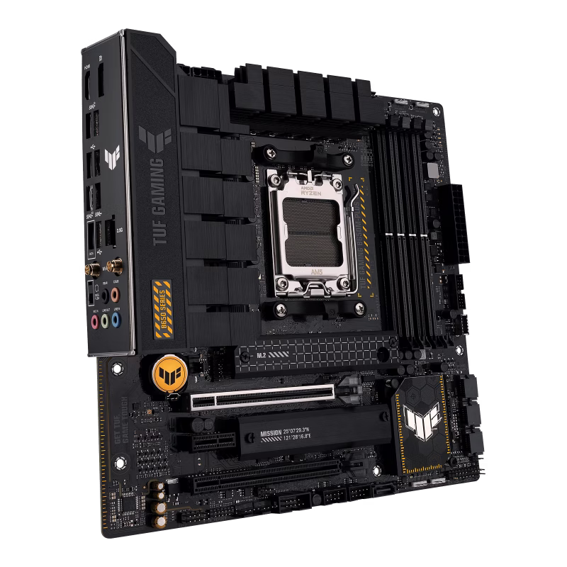 ASUS TUF Gaming B650M-Plus Wifi DDR5 Micro ATX Motherboard, AMD Socket AM5, B650 Chipset, 2.5Gb Ethernet, Bluetooth, WiFi 6E 5GHz, Max 128GB 4xDIMM Memory, PCIe 4.0x16, 2xM.2 Slot | 90MB1BF0-M0EAY0 thumbnail 4