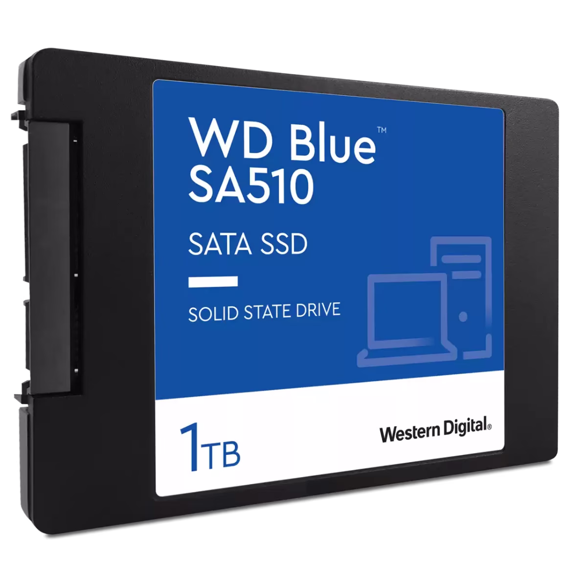 WD 1TB Blue SA510 SATA SSD 2.5???/7mm Cased from Western Digital WDS100T3B0A-00AXR0,718037884653 thumbnail 4